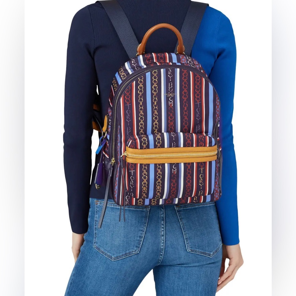 Tory Burch Gemini Perry Nylon Backpack